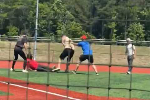 Sheriff’s deputy, umpire arrested in wild Grand Slam baseball brawl