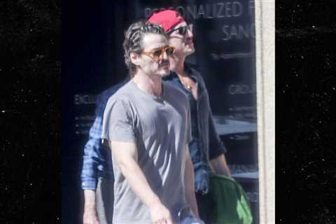Pedro Pascal and Rafael Olarra on Weekend Stroll in Beverly Hills