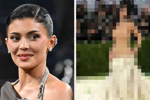 Kylie Jenner's Nude Illusion Met Gala Dress Looked Like It Was Slipping Off