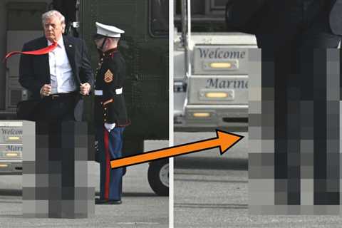 Donald Trump Did Something Super Weird After He Got Off Marine One In Florida, And Everyone Is Like,..