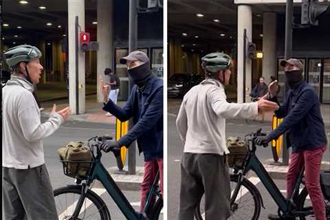 Benedict Cumberbatch Gets Into Heated Argument With Fellow Cyclist, on Video