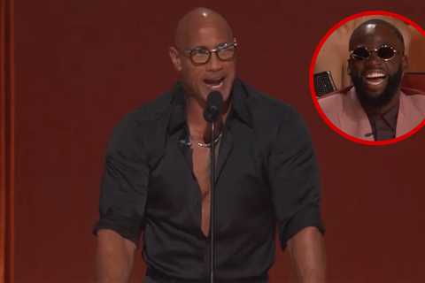 Dwayne Johnson Drops Surprising R-Word in Wild Kevin Hart Roast Set