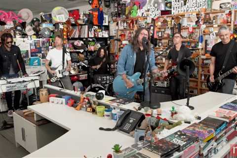 Foo Fighters Cram Their Stadium Rock Hits Into NPR’s ‘Tiny Desk’ Studio: ‘It’s An Honor To Be Here’