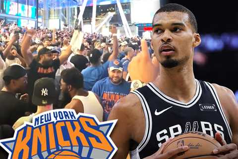 Knicks Fan Chant 'We Want Wemby' After Historic Comeback Vs. Cavs