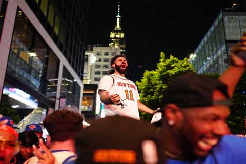 Delirious Knicks fans already have NBA Finals opponent in mind after Game 1 rally: ‘We want Wemby!’