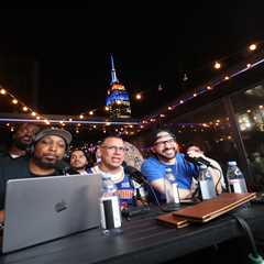 Knicks fans take over NYC at watch parties for Game 1 of NBA Finals against Spurs: photos