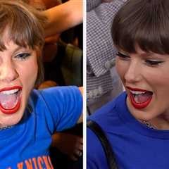 This Is Giving Middle Class Bachelorette Party: Taylor Swift's Punny Knicks Shirt Has The Internet..
