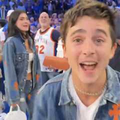 Timothee Chalamet had unhinged reaction to Knicks’ historic comeback in Game 4 of the NBA Finals