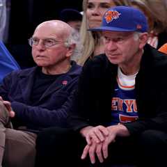 Larry David told John McEnroe ‘let’s get outta here’ as Knicks trailed by 29 in NBA Finals Game 4