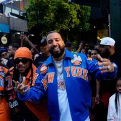 French Montana Offers to Help Taxi Driver Whose Car   Was Damaged in Knicks Championship..