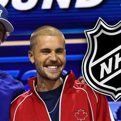 Justin Bieber Makes Surprise Appearance at NHL Draft to Announce First Pick