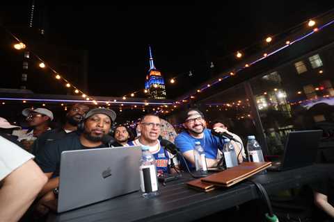 Knicks fans take over NYC at watch parties for Game 1 of NBA Finals against Spurs: photos