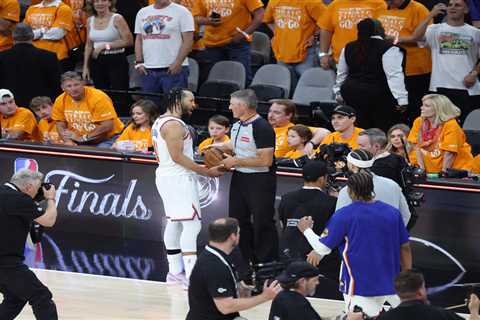 NBA focused on pair of fans over profane Jalen Brunson interaction in Game 1