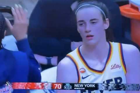 Caitlin Clark appears to snub Fever teammate in awkward shoulder-pat moment