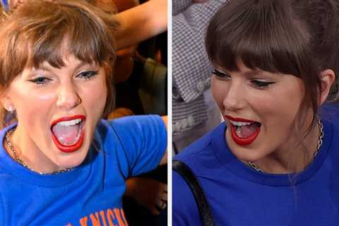 This Is Giving Middle Class Bachelorette Party: Taylor Swift's Punny Knicks Shirt Has The Internet..