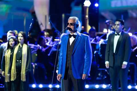 Andrea Bocelli, Los Ángeles Azules, Belinda & Elena Rose Shine at FIFA Countdown Concert in Mexico