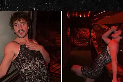 Benson Boone Wears Dress to Recreate Viral Alix Earle Video