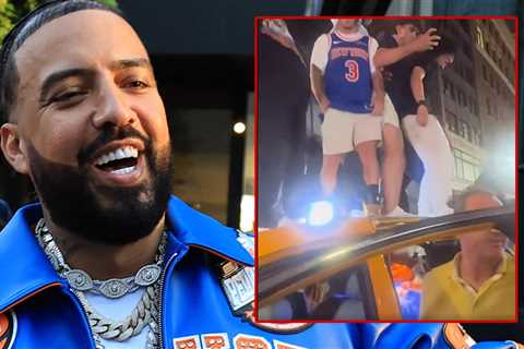 French Montana Helping Cab Driver Whose Taxi Was Trashed in Knicks Celebration