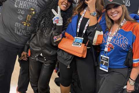 Teyana Taylor celebrates championship with Knicks after messy divorce from team’s former star