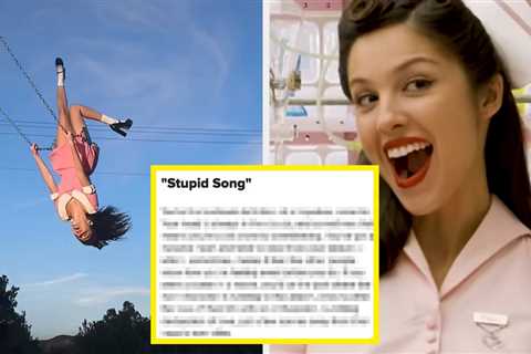 Which Olivia Rodrigo You Seem Pretty Sad For A Girl So In Love Song Are You?