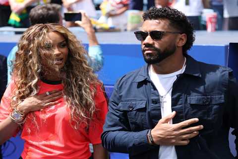 Russell Wilson, Ciara, Trinity Rodman attend USA vs Australia match