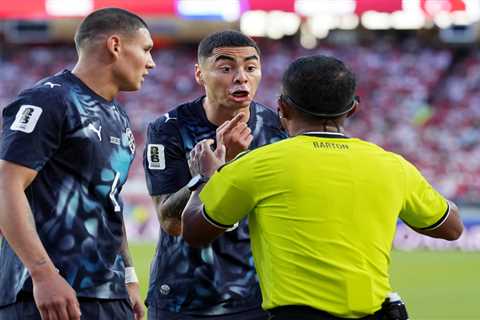 Paraguay’s Miguel Almiron becomes 1st player red-carded at World Cup for covering his mouth