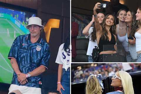 Celebrities Attend Team USA FIFA World Cup Match Against Turkey