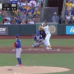World Cup fever hits during Athletics-Dodgers game as Mexico fan celebrates