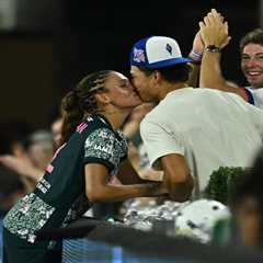 Trinity Rodman runs to Ben Shelton for ‘bittersweet’ kiss after scoring winner in NWSL return