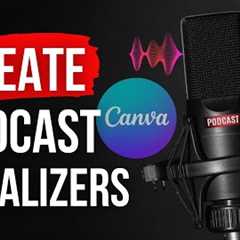 How To Make A Podcast Visualiser in Canva (Podcast Audiogram Sound Wave Tutorial)