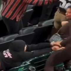 Four arrests made after vicious fan brawl in Giants-Rockies game