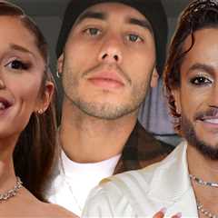 Ariana Grande's BF Ricky Alvarez Dances With Brother Frankie at Brooklyn Show