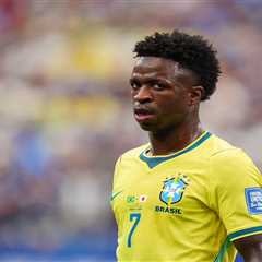 Brazil star Vinicius Junior is unrecognizable after chin surgery post World Cup