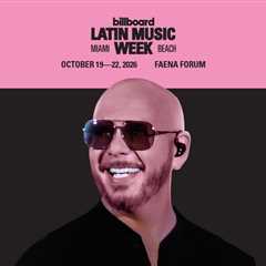 Pitbull to Join 2026 Billboard Latin Music Week for Exclusive ‘Superstar Q&A’