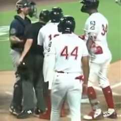 Top Red Sox prospect’s home run ignites massive brawl