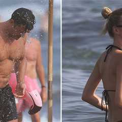 Orlando Bloom Enjoys Italian Vacation with Swiss Model Girlfriend Luisa Laemmel