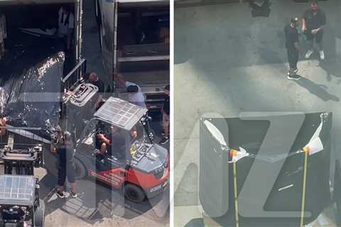 Taylor Swift's Wedding Comes Together As Crews Load In Gazebo, Watch!