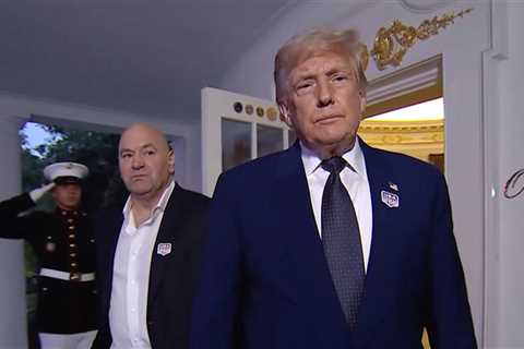Video Shows Donald Trump and Dana White Prep In Oval Office For UFC Fight