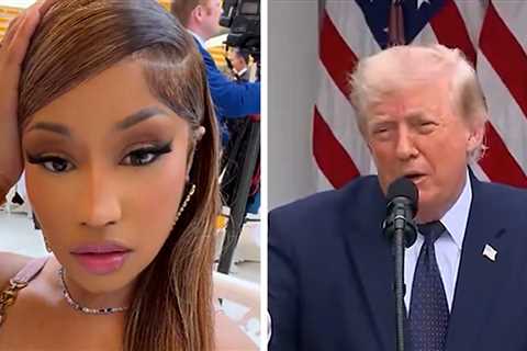 Trump Calls Nicki Minaj 'So Hot' at White House Rose Garden Lunch