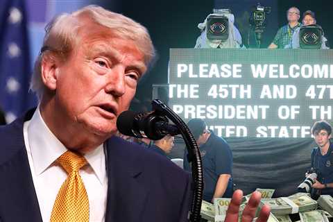Trump Teleprompter Operator Allegedly Won Over $100K Betting on His Speeches