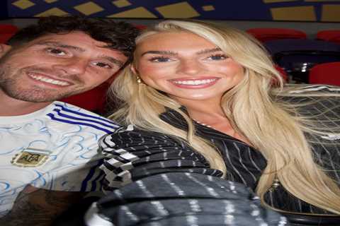 English girlfriend of Argentina star opens up about ‘mixed emotions’ at World Cup