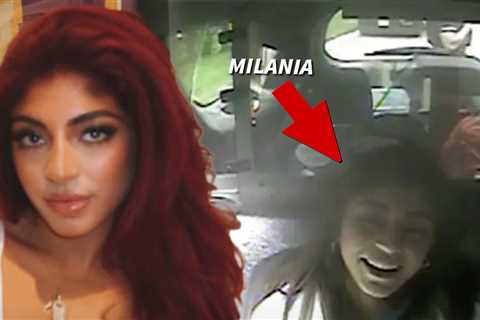 Milania Giudice Appears to Laugh in Back of Cop Car During Assault Arrest
