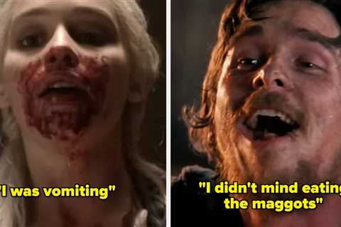 17 Of The Grossest, Weirdest, And Most Shocking Things Celebs Ate On Set