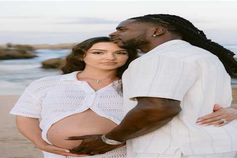 Rams star reveals wife is pregnant with fourth child in beach photoshoot