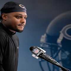 Bears’ $40 million signing Coby Bryant carted off field in emotional scene