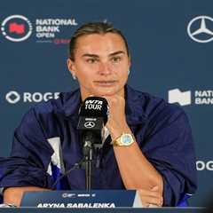 Aryna Sabalenka speaks out on tennis’ new genetic testing policy as trans athlete debate rages