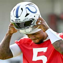 Anthony Richardson having a ‘roller coaster’ training camp — with incredible highs and ‘bobbled’..