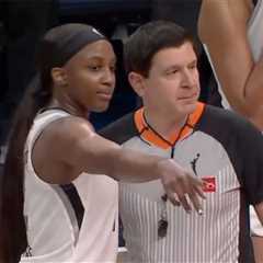 Fan leaves WNBA game in bizarre scene as broadcasters laud ‘consequences’