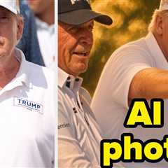 People Found The Real Photo Trump’s AI Image Was Based On, And It's Soooo Embarrassing