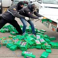 Cocaine shipment plastered with stickers of Norwegain soccer star Erling Haaland sezied in Ecuador